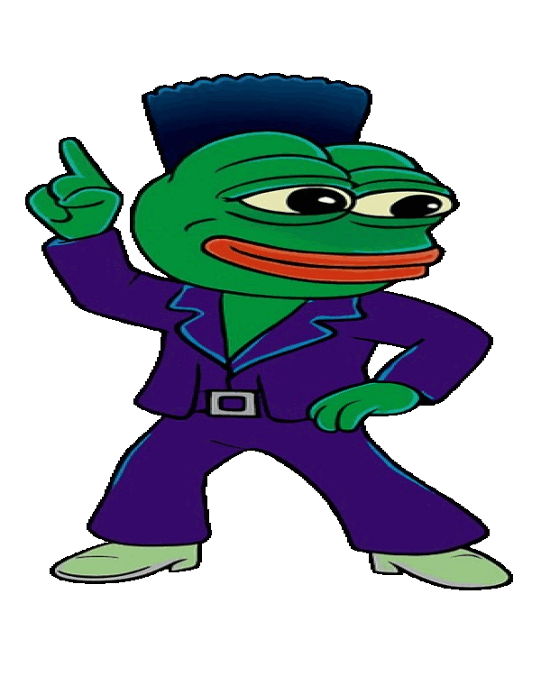 Dancing Pepe with fresh fade haircut